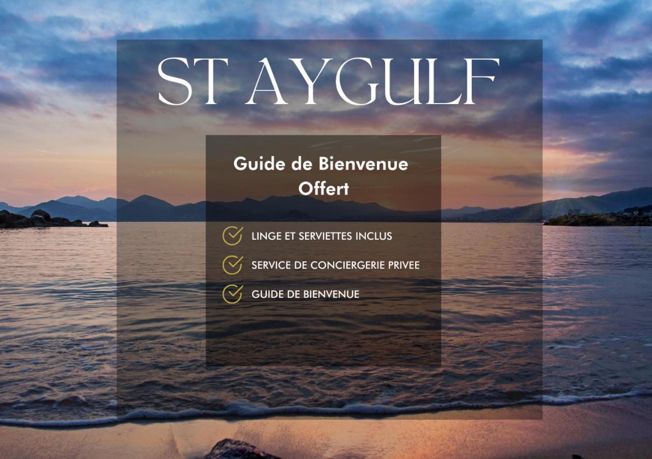 Studio Eclat Marine 3 Etoiles - Vue Mer - Parking-Clim-Plage A 20 Metres - Capitalchic Services Saint-Aygulf Fréjus Exteriör bild