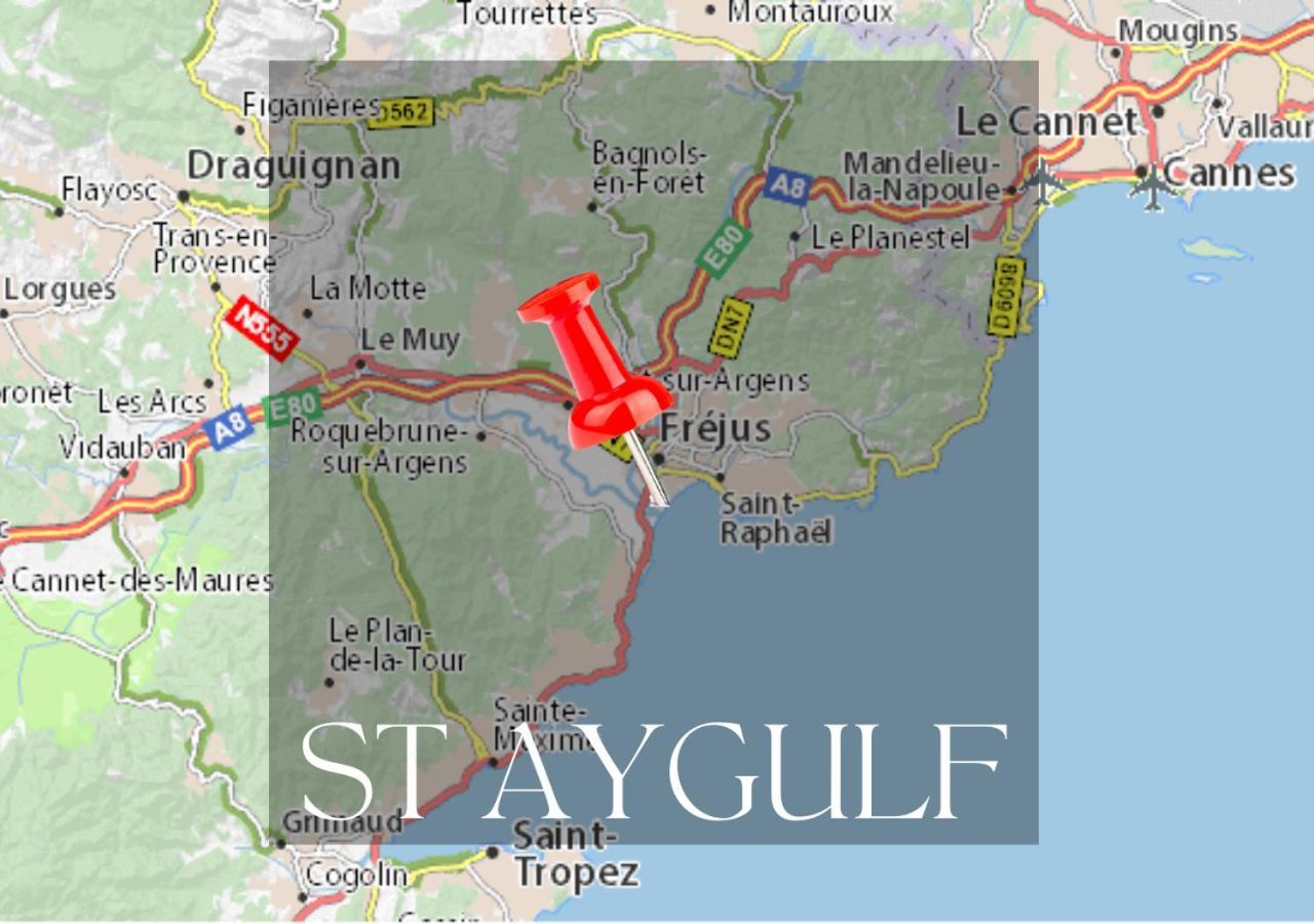 Studio Eclat Marine 3 Etoiles - Vue Mer - Parking-Clim-Plage A 20 Metres - Capitalchic Services Saint-Aygulf Fréjus Exteriör bild